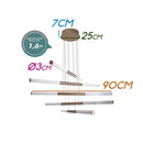 Pendente Palito Pale Gold 90cm LED 72W Bella CD014 ST2135-Bella Iluminação-Starlumen