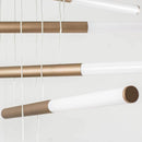 Pendente Palito Pale Gold 90cm LED 72W Bella CD014 ST2135-Bella Iluminação-Starlumen