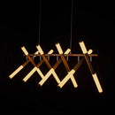 Pendente Palito Pale Gold LED Bella CD015 ST2183-Bella Iluminação-Starlumen