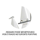 Pendente Perch 2 Birds Pássaros Origami Cromado LED 12W 12264-2L-R ST1786-Starlux-Starlumen
