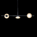 Pendente Petra Cromo e Fosco ZR106 L120xh17cm LED 12W 2700k Starlux ST2584-Starlux-Starlumen