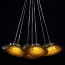 Pendente Petra Starlux ZR105-AGD LED 2700k 7 Cúpulas ST2583-Starlux-Starlumen