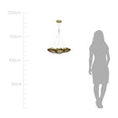 Pendente Petra Starlux ZR105-AGD LED 2700k 7 Cúpulas ST2583-Starlux-Starlumen