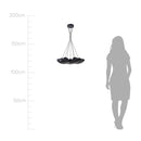 Pendente Petra Starlux ZR105-SKY LED 2700k 7 Cúpulas ST2583-Starlux-Starlumen