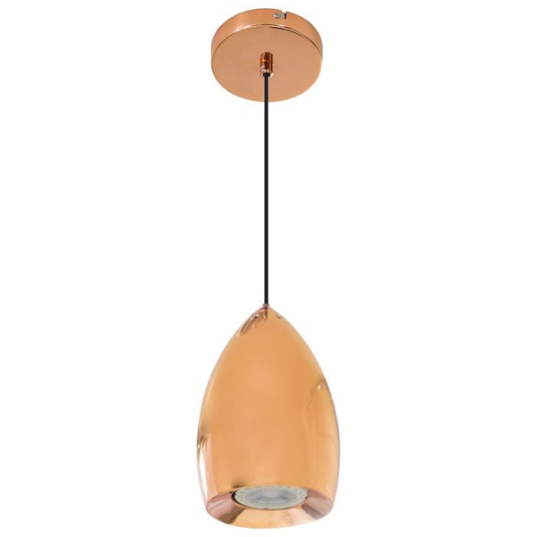 Pendente Pin Bella Gota Metalizado Rose Gold (Cobre) FH006A ST1316-Bella Iluminação-Starlumen