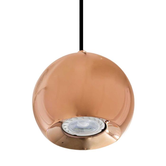 Pendente Pin Bella Iluminação Luminária Bola Metalizada Redondo Fh015A St1322