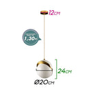 Pendente Plyn 20cm para E27 PD1420 Studioluce ST2477-Studioluce-Starlumen