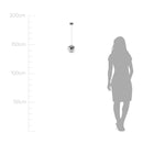 Pendente Poppy Cromado Globo 15cm para 1x G9 ZR139-CH Starlux ST2605-Starlux-Starlumen