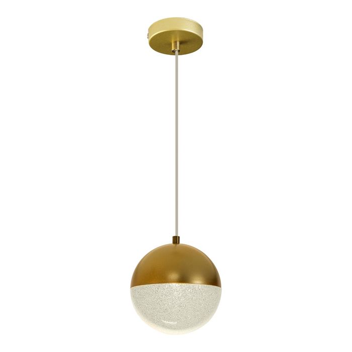 Pendente Poppy Ouro Fosco Globo 15cm para 1x G9 ZR139 Starlux ST2605