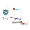 Pendente Quebec Cobre LED Integrado 45w Quality QPD1435CO ST1927-Quality-Starlumen