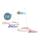 Pendente Quebec Dourado LED Integrado 45w Quality QPD1435DO ST1927-Quality-Starlumen