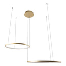 Pendente Quebec Dourado LED Integrado 45w Quality QPD1435DO ST1927-Quality-Starlumen