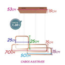 Pendente Recto LED 70W Quality QPD1446CO ST1930-Quality-Starlumen