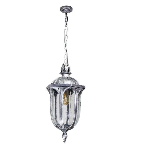 Pendente Sextavado Colonial Norwich Vintage Alumínio E Vidro E27 202EP PT St1336-Tupiara-Starlumen