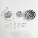 Pendente Soho Cromado Transparente 20cm 1xG9 Bella PD007CR ST482-Bella Iluminação-Starlumen