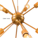 Pendente Sputnik Atom para 12 lâmpadas e27 Cobre fosco PD-4965/12-CF St598-Starlumen-