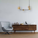 Pendente Stato 4 Globos de Vidro P/ Lâmpada G9 PD1326PT St1934-Quality-Starlumen