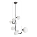 Pendente Stato em Metal e 8 globos de Vidro p/ G9 PD1327PTBR ST1898-Quality-Starlumen