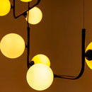 Pendente Stato em Metal e 8 globos de Vidro p/ G9 PD1327PTBR ST1898-Quality-Starlumen