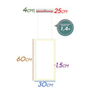 Pendente Tec 30x60cm LED 32W 3000k GD015W Bella ST2482-Bella Iluminação-Starlumen