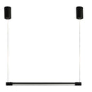 Pendente Tec LED 12W 3000k Preto 60cm GD012SB Bella ST2446-Bella Iluminação-Starlumen