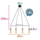 Pendente Trace Preto Bivolt Quality Qpd1353 St1549-Quality-Starlumen