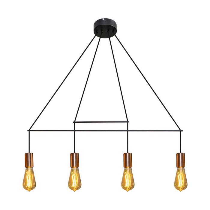 Pendente Trace Preto Bivolt Quality Qpd1353 St1549-Quality-Starlumen