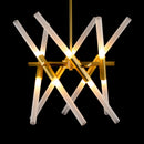 Pendente Tube Hastes Dourado P/ 12x G9 OR1190 Orluce ST2685-Starlumen-