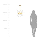 Pendente Tube Hastes Dourado P/ 12x G9 OR1190 Orluce ST2685-Starlumen-