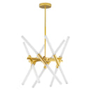 Pendente Tube Hastes Dourado P/ 12x G9 OR1190 Orluce ST2685-Starlumen-