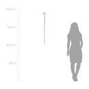 Pendente Tubo Cilindro Branco em Alumínio para LED MR11 ST642-Starlumen-