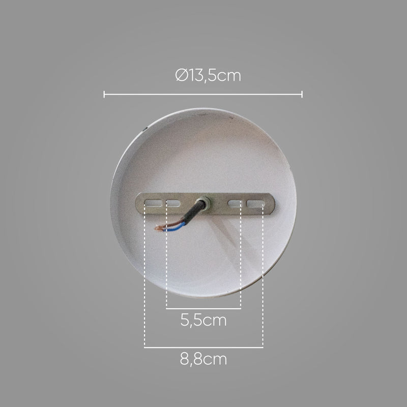 Pendente Tubo Cilindro Branco em Alumínio para LED MR11 ST642-Starlumen-
