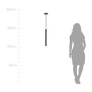 Pendente Tubo Cilindro Marrom em Alumínio para LED MR11 ST642-Starlumen-