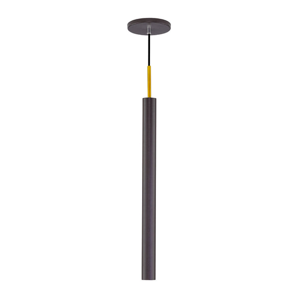 Pendente Tubo Cilindro Marrom em Alumínio para LED MR11 ST642-Starlumen-