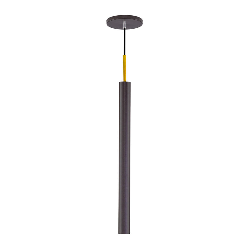 Pendente Tubo Cilindro Marrom em Alumínio para LED MR11 ST642-Starlumen-