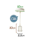 Pendente Tubo Cilindro Metal Soquete E27 Cordão DS2344 St1374-Branco-Starlumen-