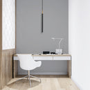 Pendente Tubo Cilindro Preto em Alumínio para LED MR11 ST642-Starlumen-