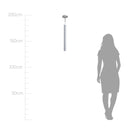 Pendente Tubo Cilindro em Alumínio Escovado para LED MR11 ST642-Starlumen-