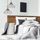 Pendente Vou Aramado Metal Bella Iluminação Preto com Cobre FO010E-Bella Iluminação-Starlumen