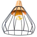 Pendente Vou Aramado Metal Preto com Cobre FO009E Bella ST2642-Bella Iluminação-Starlumen