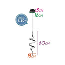 Pendente Worm LED Integrado 30w Quality PD1427PT St1897-Quality-Starlumen