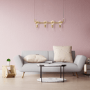 Pendente Zeki ZR144-GD Starlux + 4 LED G95 4W Âmbar ST2636-Starlux-Starlumen