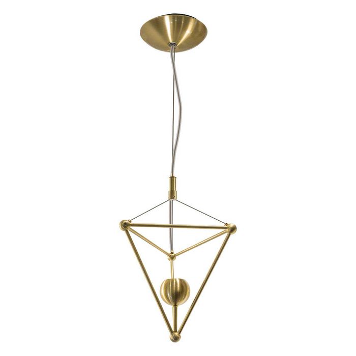 Pendente Zoe Losângo Bronze Em Metal P/ Soquete E27 MD1549-1B St1763-Starlux-Starlumen