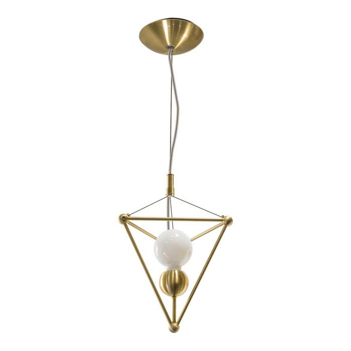 Pendente Zoe Losângo Bronze Em Metal P/ Soquete E27 MD1549-1B St1763-Starlux-Starlumen