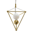 Pendente Zoe Losângo Bronze Em Metal P/ Soquete E27 MD1549-1B St1763-Starlux-Starlumen