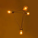 Pendente Zoe Pirâmide Metal Cor Bronze P/ 4xE27 MD21341-4-500-BZ ST1777-Starlux-Starlumen