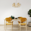 Pendente Zuriel Ouro Fosco LT015-AB para 6 E27 Starlux ST2560-Starlux-Starlumen