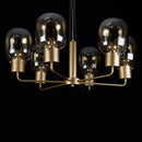 Pendente Zuriel Ouro Fosco LT015-AB para 6 E27 Starlux ST2560-Starlux-Starlumen