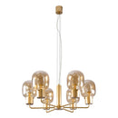 Pendente Zuriel Ouro Fosco LT015-AB para 6 E27 Starlux ST2560-Starlux-Starlumen