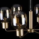 Pendente Zuriel Ouro Fosco LT015-AB para 6 E27 Starlux ST2560-Starlux-Starlumen